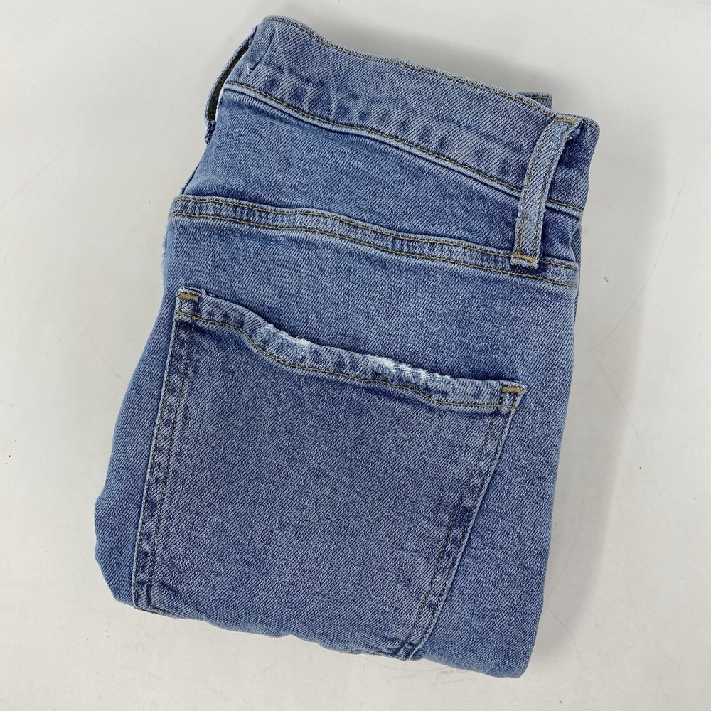 AGOLDE Sophie Skinny Jeans Women 27 Blue Distressed High Rise A123-3002